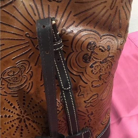 Dooney & Bourke Tan Embossed Tote - Picture 8 of 15